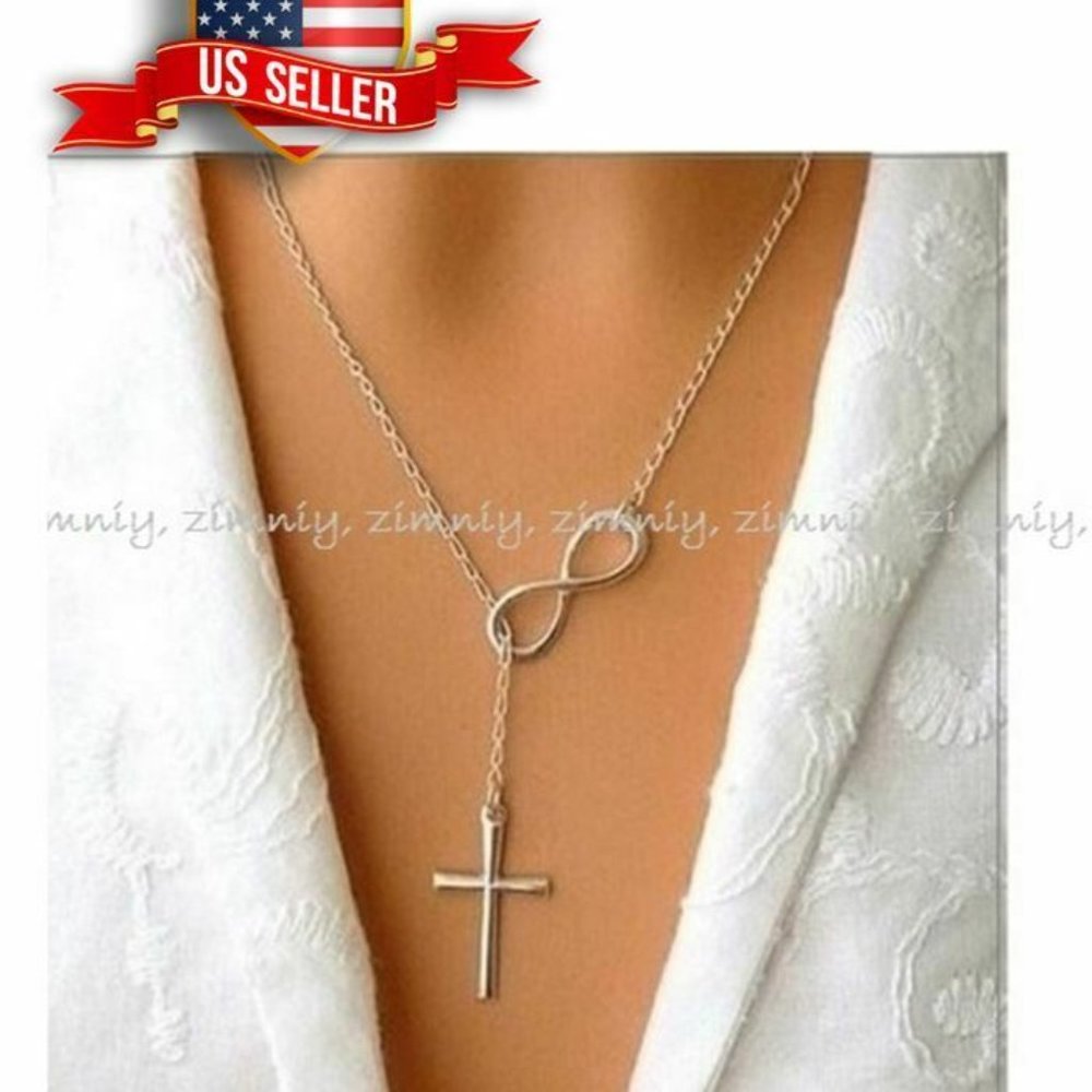 Eco-friendly Infinity Cross Necklace